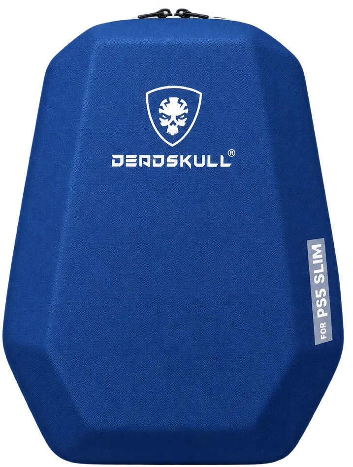 Deadskull BackPack Bag Case for PS5 Slim Console - Navy Blue