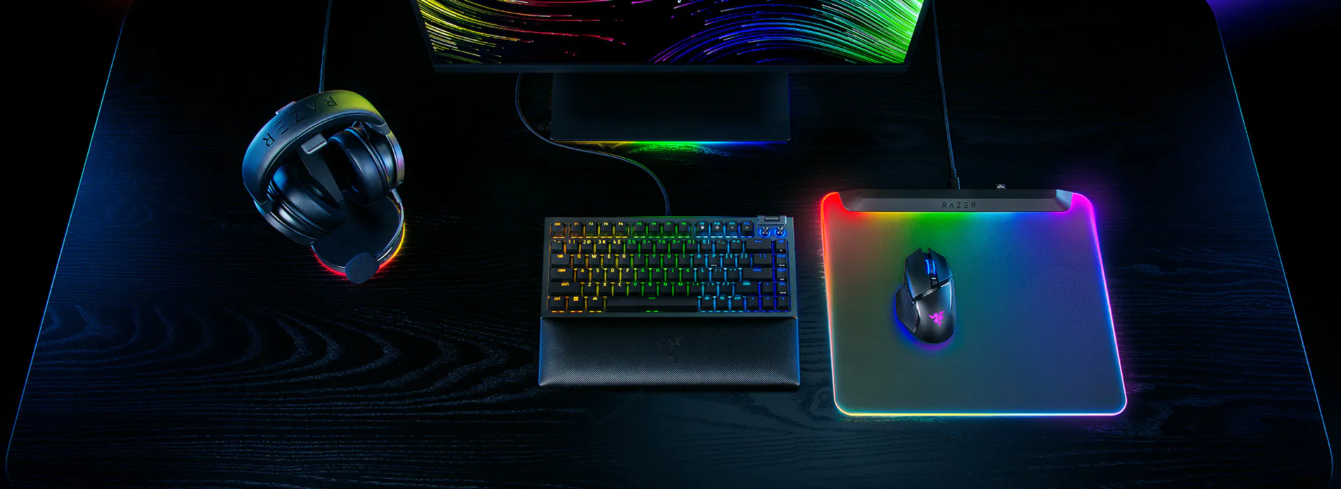Razer Firefly V2 Pro - LED Backlit Gaming Mouse Mat