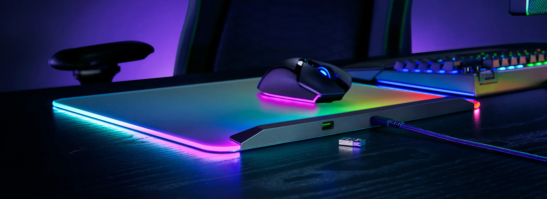 Razer Firefly V2 Pro - LED Backlit Gaming Mouse Mat