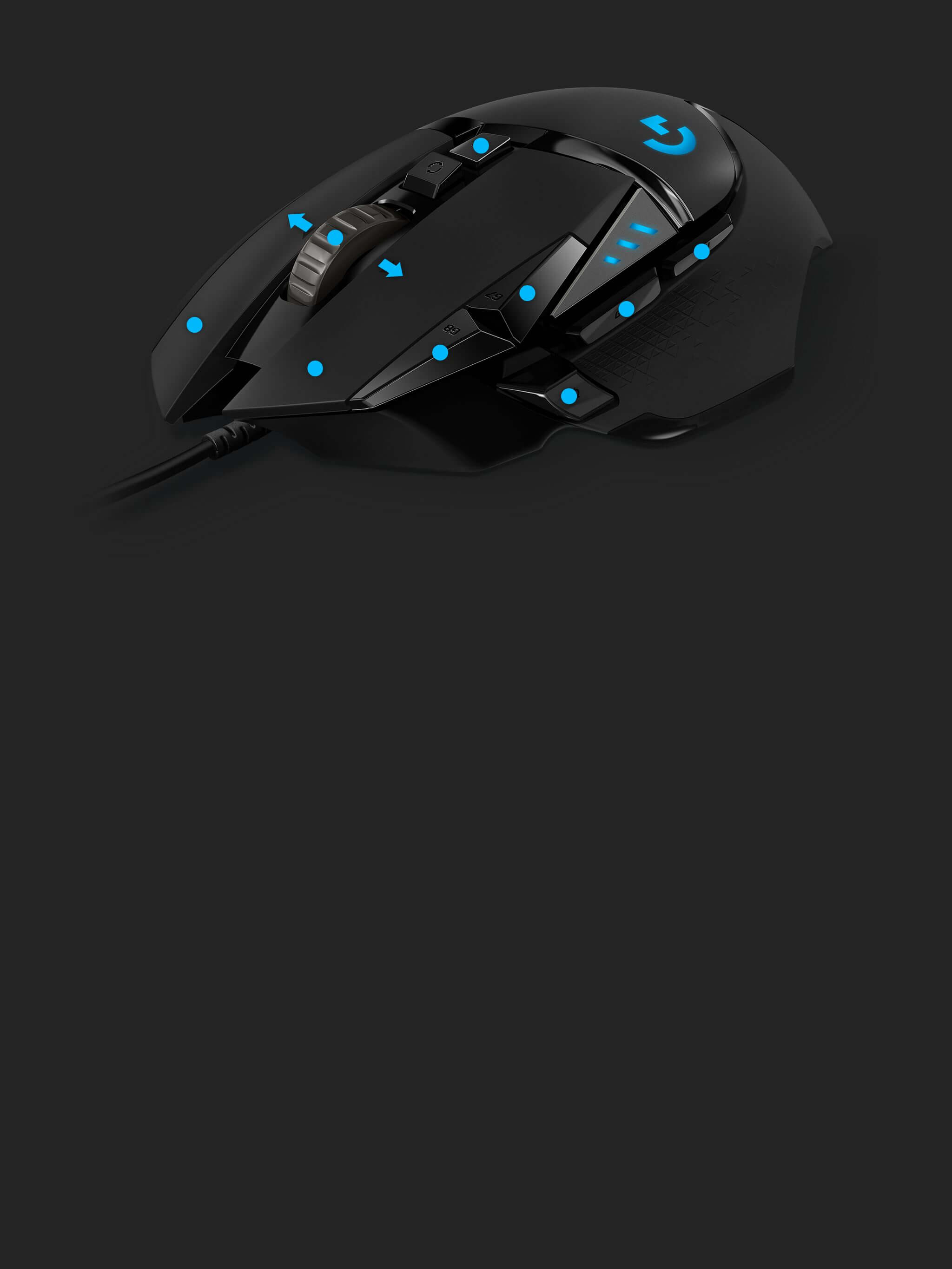 Logitech G502 Hero High Performance Wired Gaming Mouse 