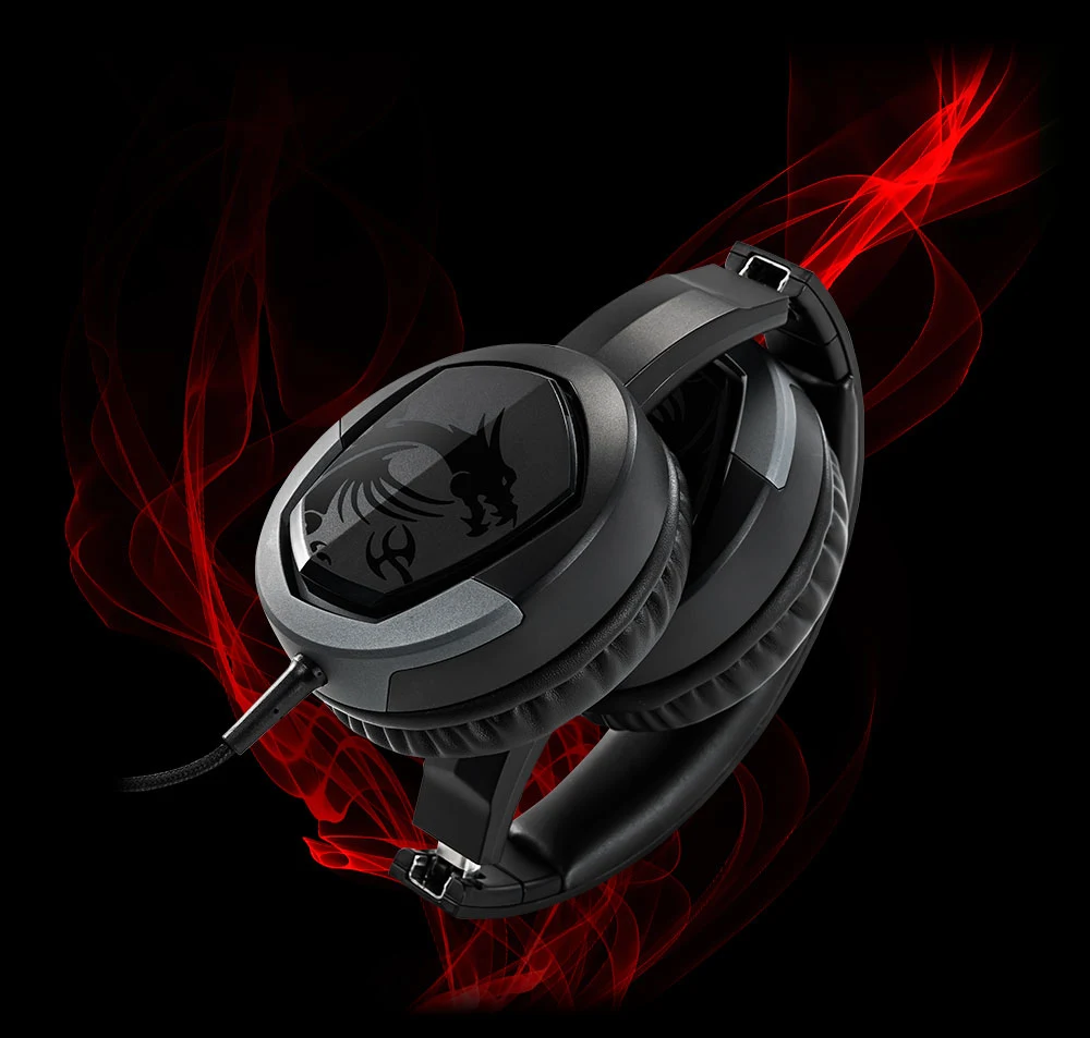 MSI IMMERSE GH30 V2 Wired Gaming Headset - Black