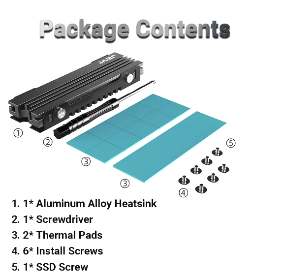 هيت سينك من جيي M.2 SSD للبلايستيشن 5