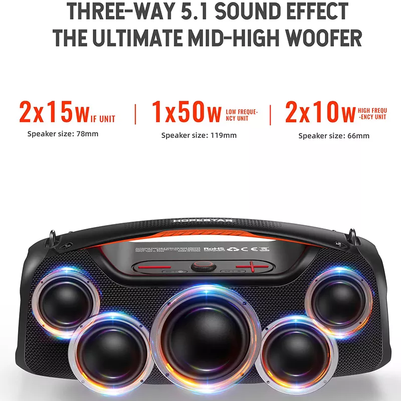 Hopestar A60 Bluetooth Party Speaker