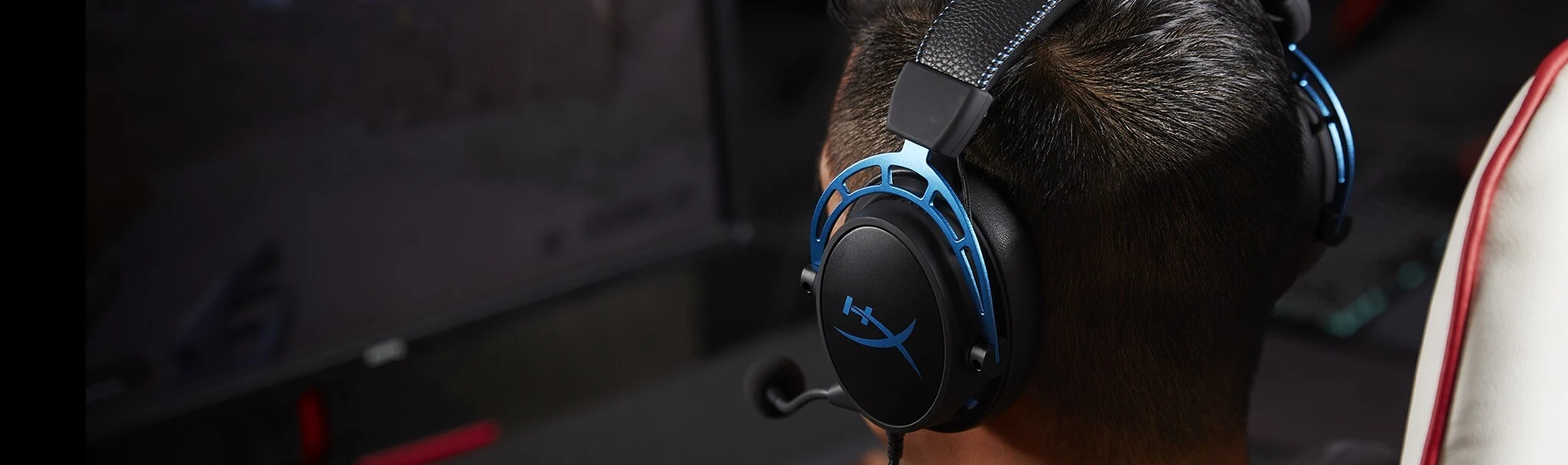 HyperX Cloud Alpha S Gaming Wired Headset - Black & Blue