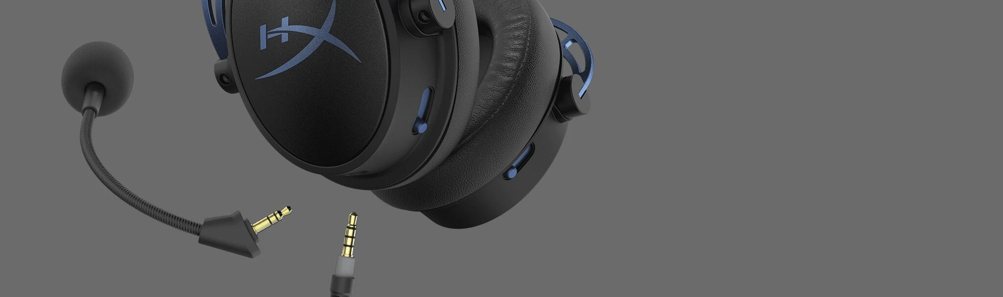 HyperX Cloud Alpha S Gaming Wired Headset - Black & Blue