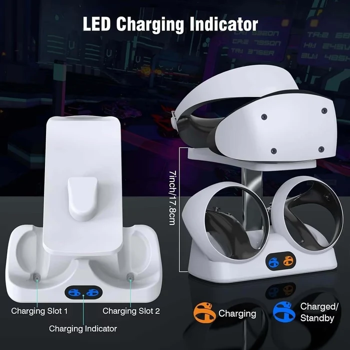 Dobe PSVR2 charging stand LED indicator