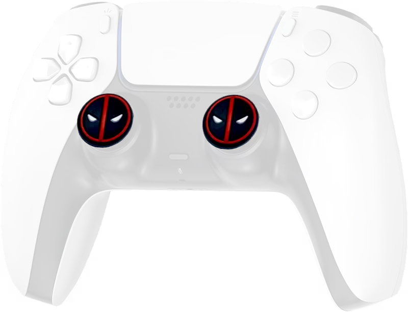 Deadskull Deadpool black thumb grips four-piece set