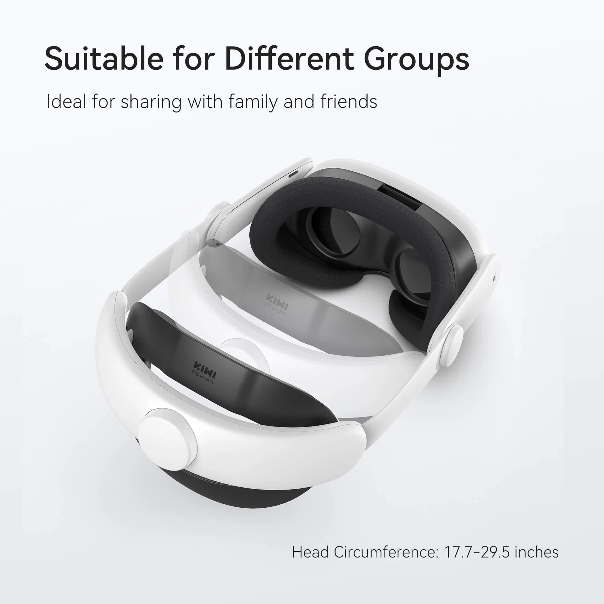 KIWI design K4 Comfort Head Strap for Oculus/Meta Quest 3