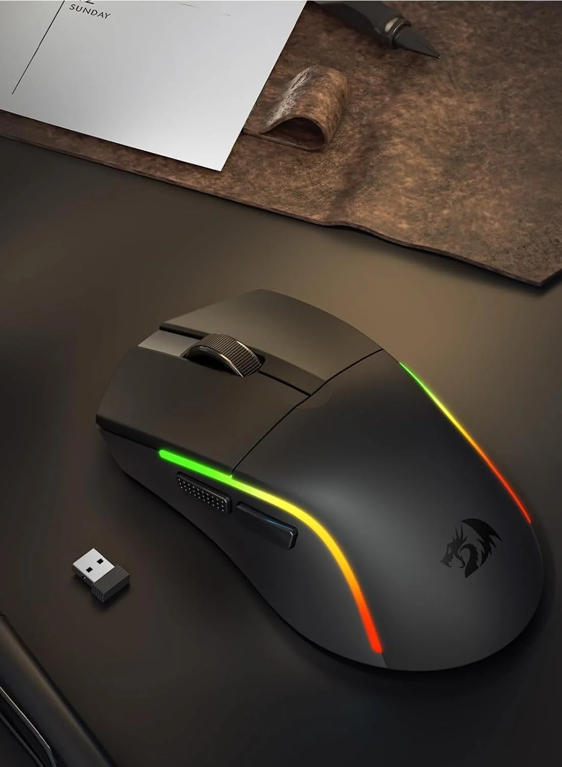 Redragon M816-LIT DEICIDE LITE RGB Wireless Gaming Mouse Black