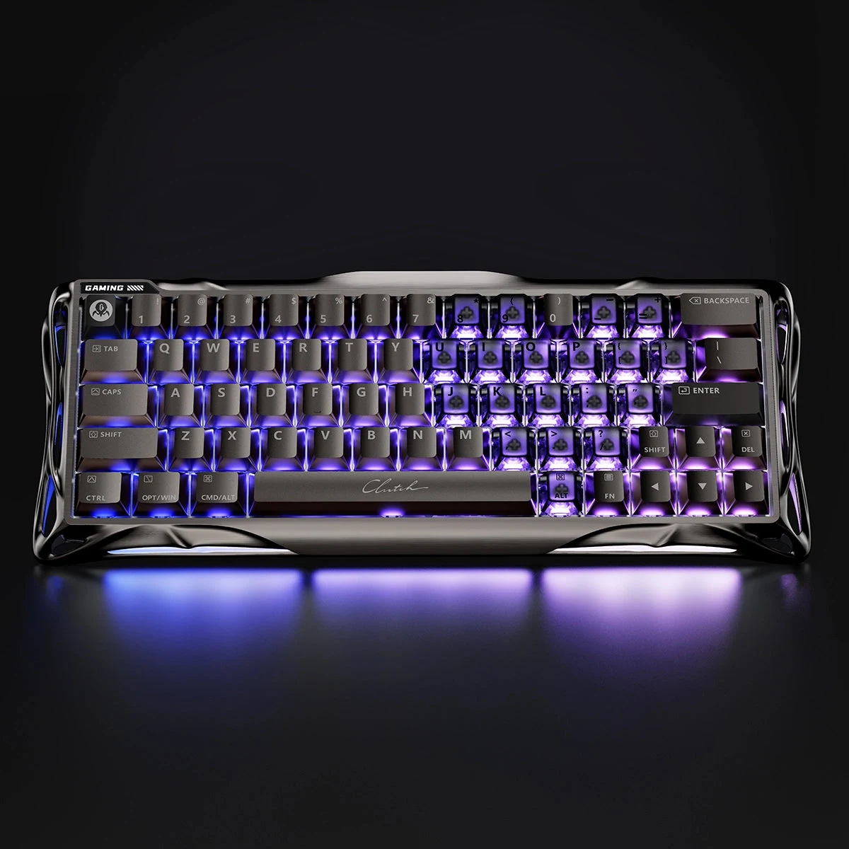 GravaStar Mercury V60 Pro 60% Hall Effect Magnetic Switch Gaming Keyboard - GunMetal
