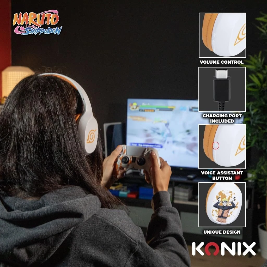 كونيكس Konix ناروتو Naruto سماعة ألعاب لاسلكية