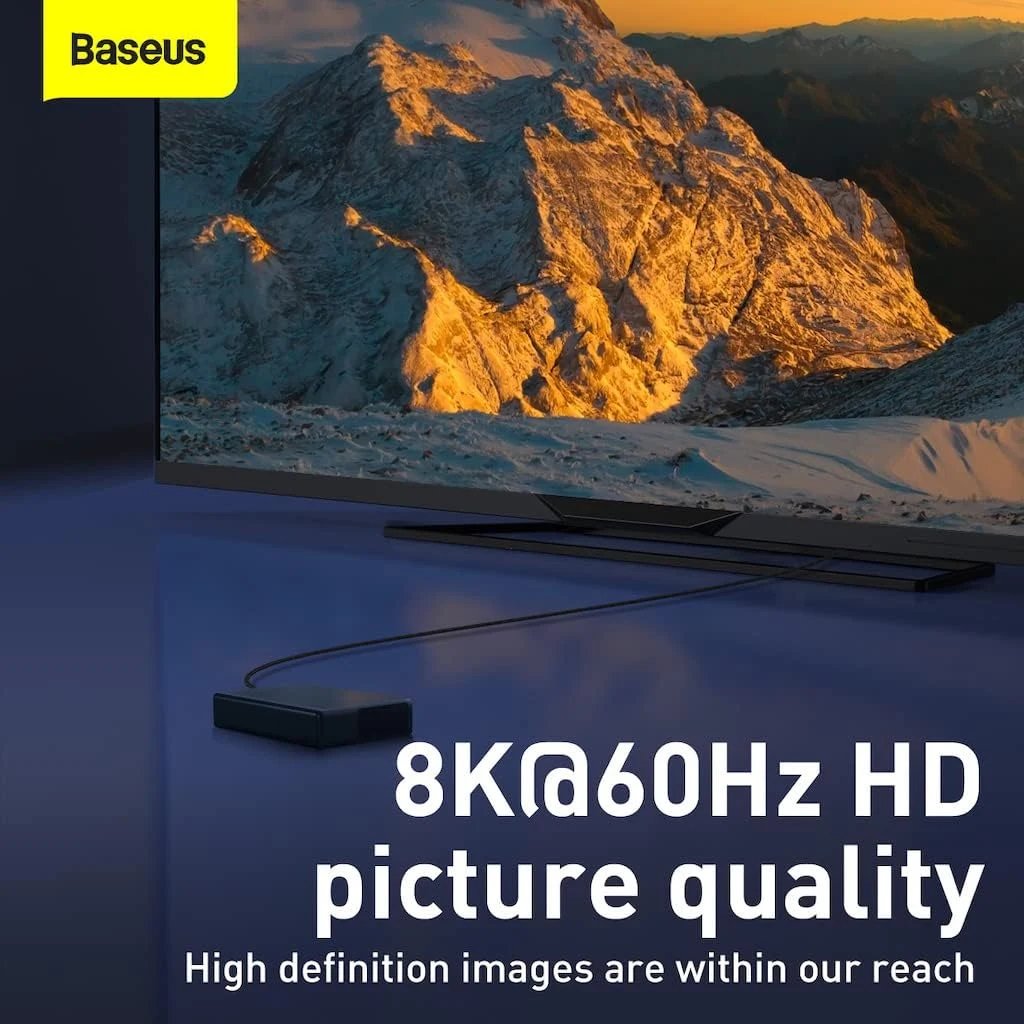 Baseus HDMI 2.1 8K Cable – 3m - Black