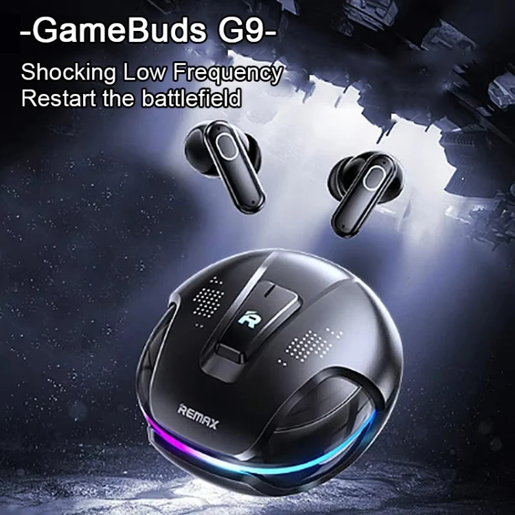 REMAX Gamebuds G9 Gaming ANC True Wireless Earbuds - Black