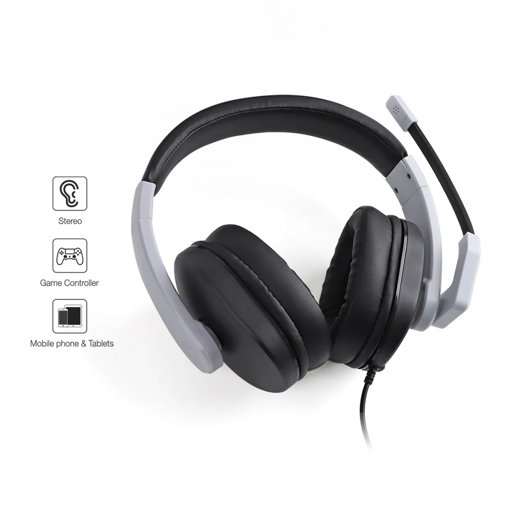 DOBE TY-1802 Stereo Wired Gaming Headphone - White