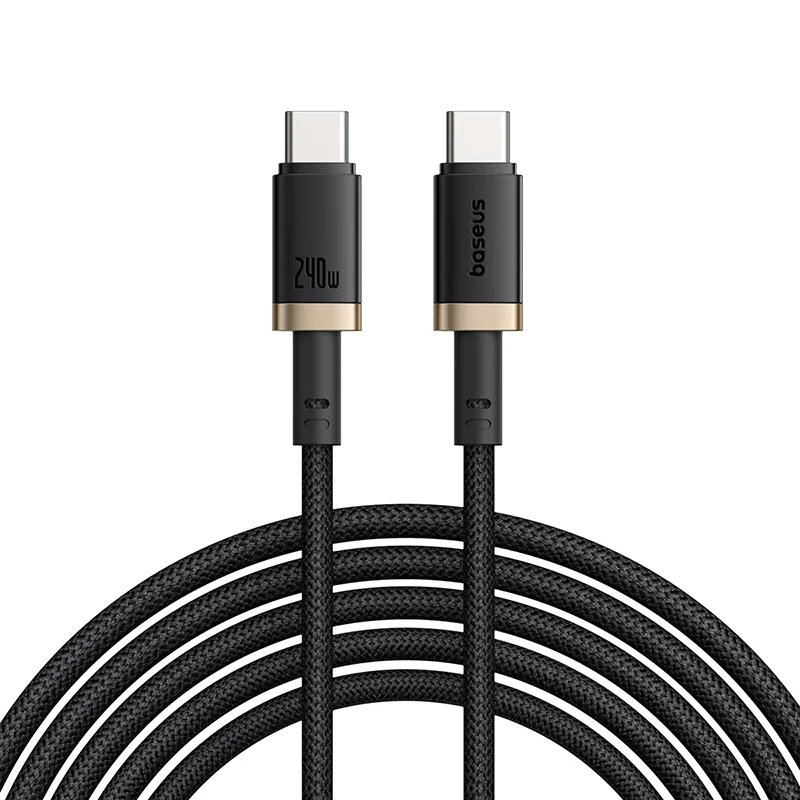 Baseus Dura USB-C to USB-C Cable 240W - 1M - Gold/Black
