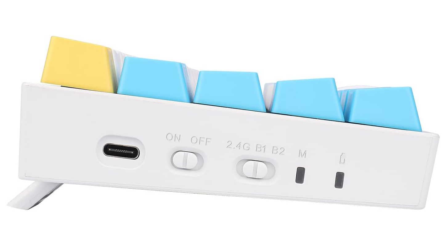 Redragon K530 Pro Draconic 60% Wireless Mechanical Gaming Keyboard White switch - White/Blue
