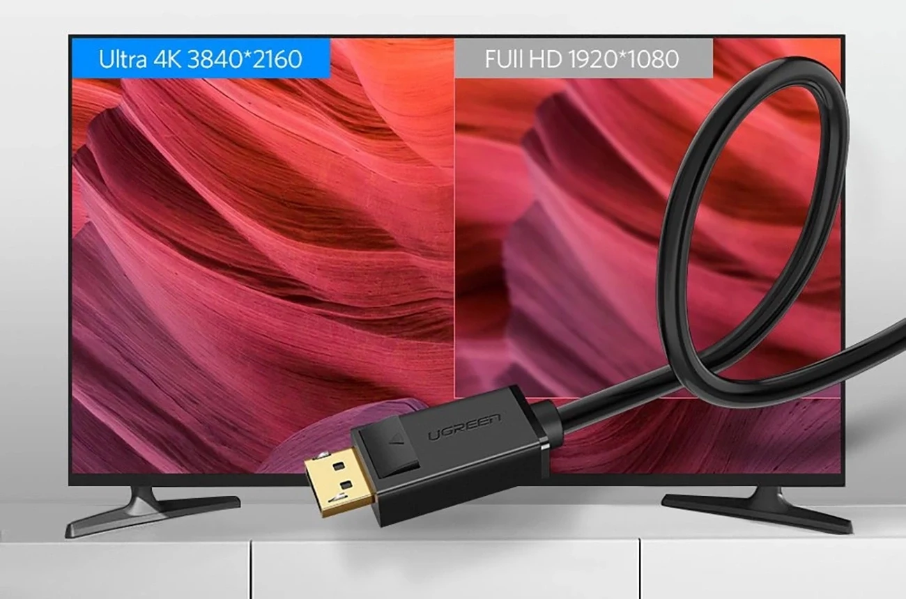 UGREEN DP102 DisplayPort 4K 60Hz Cable - 1M