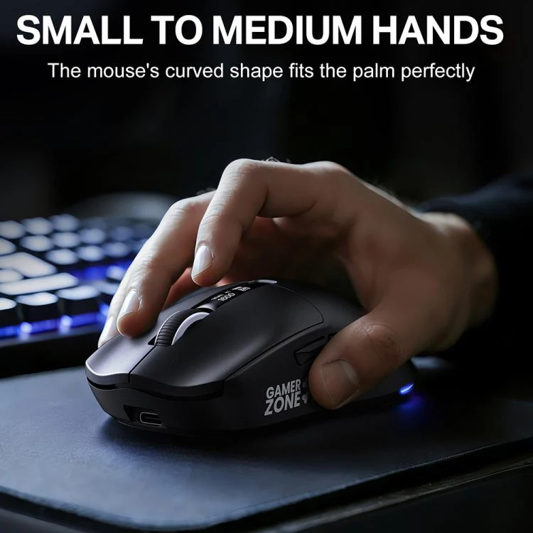 ONIKUMA DM07 Tri-Mode RGB Gaming Mouse - Black