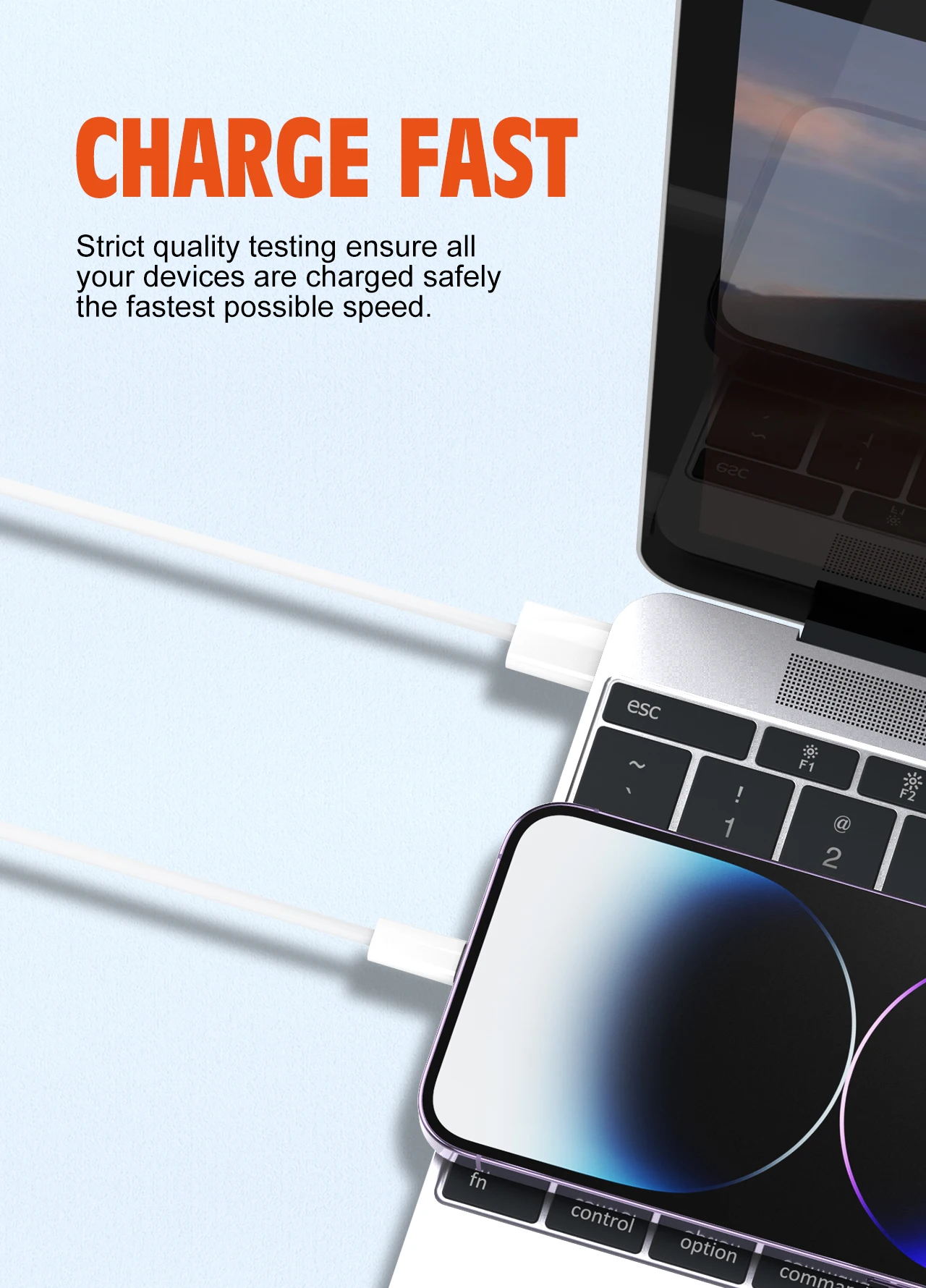 LDNIO LC611C Fast Charging Data Cable Type-C To Type-C - Green