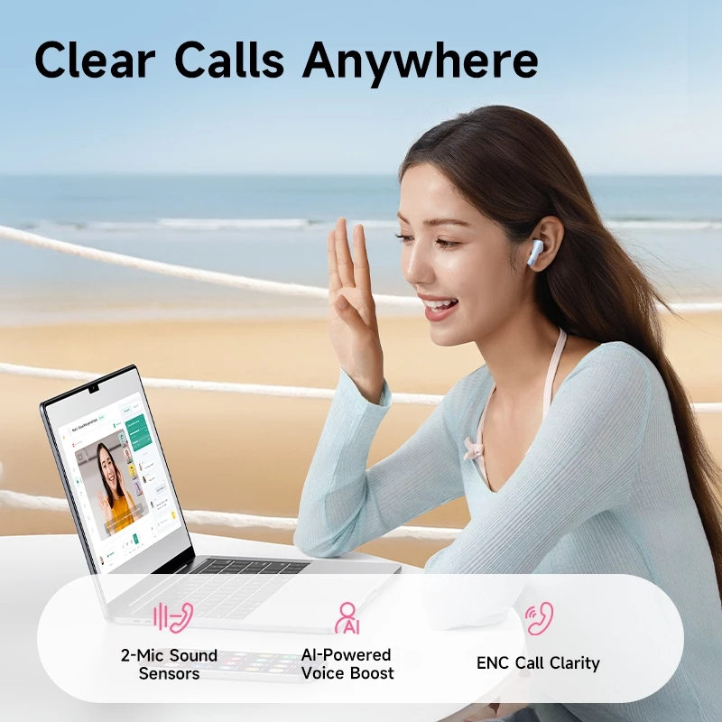 Baseus Bass BS2-Lite TWS True Wireless Earbuds - Black