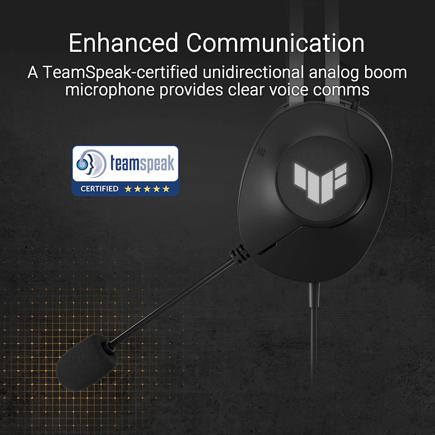 TeamSpeak-certified unidirectional microphone