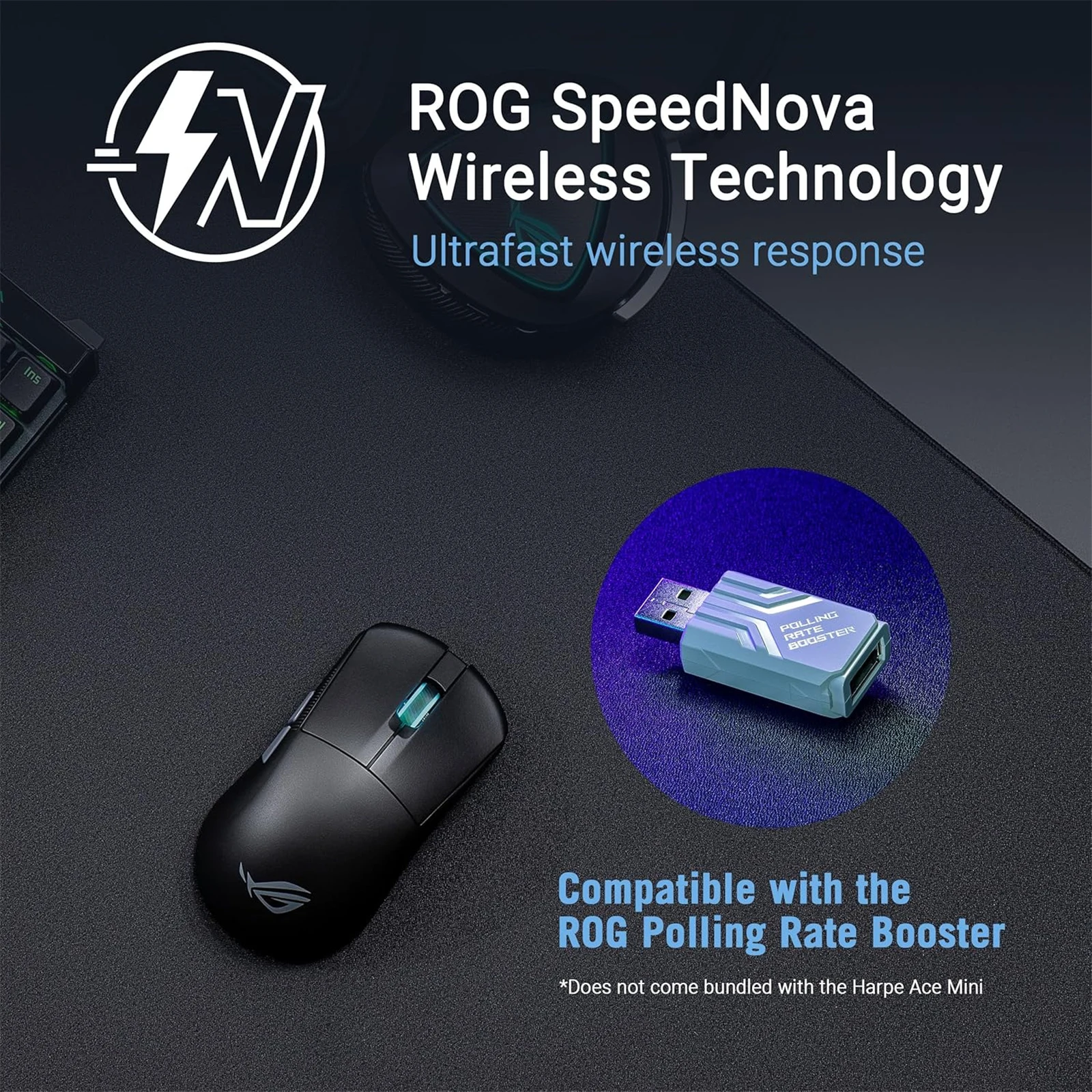 ASUS ROG Harpe Ace Mini Gaming Mouse - Black