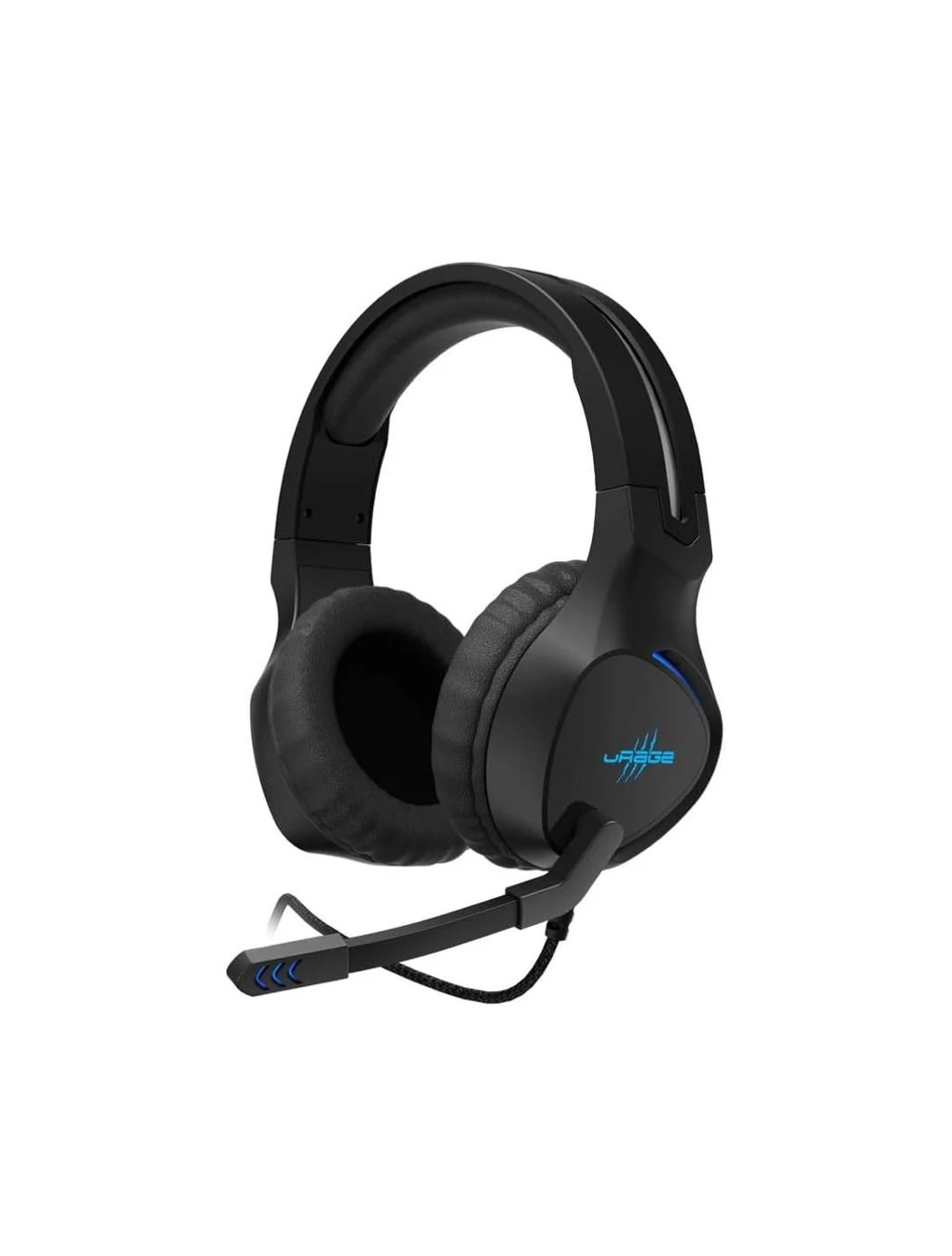 Metal-reinforced headband and padded mesh earcups