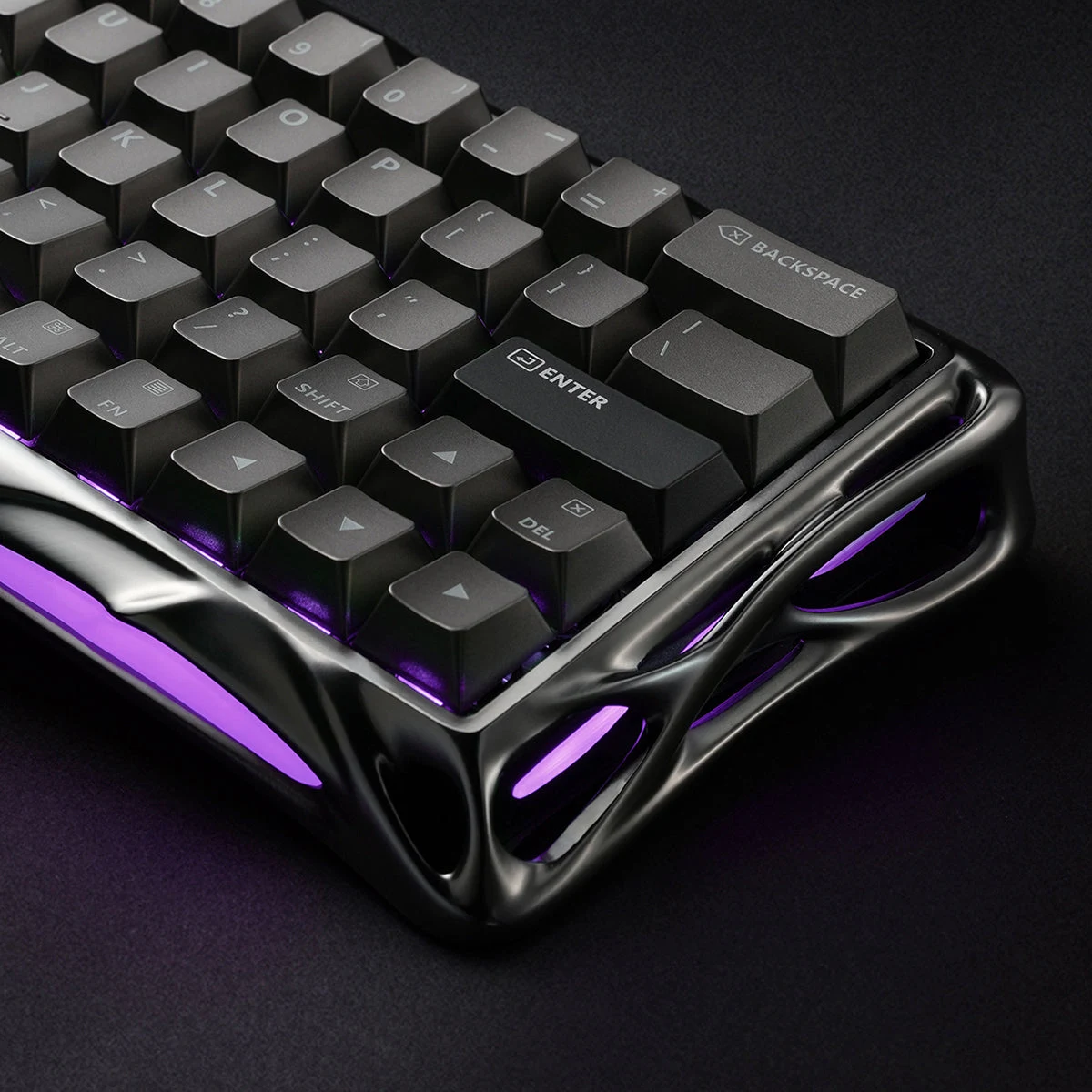 GravaStar Mercury V60 Pro 60% Hall Effect Magnetic Switch Gaming Keyboard - GunMetal
