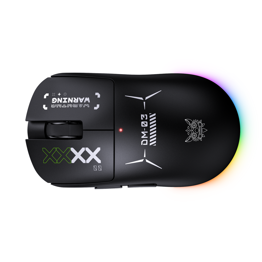أونيكوما DM03 ماوس جيمينج تراي مود RGB ماوس جيمينج - أسود