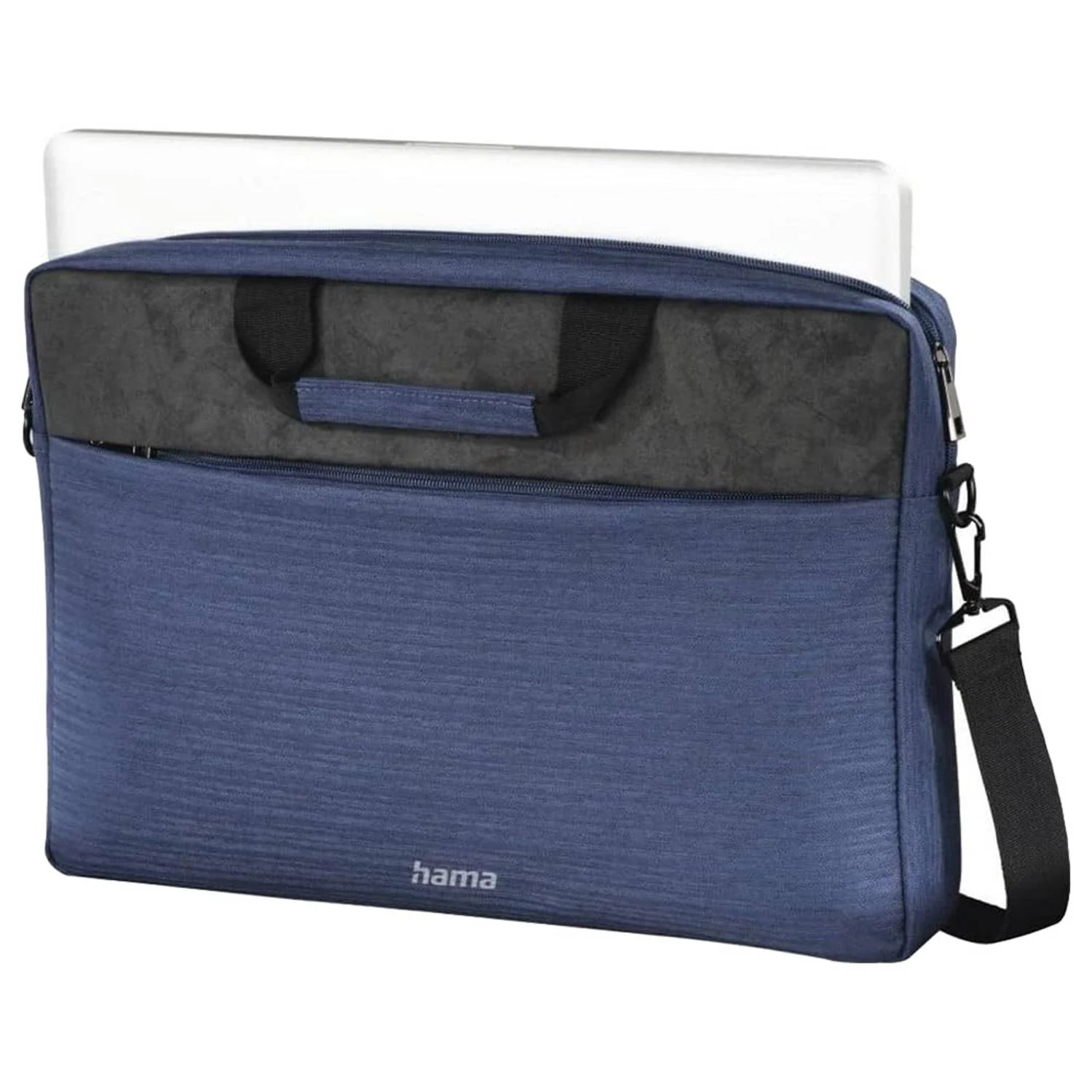 Organised front pocket of the Hama Tayrona laptop bag