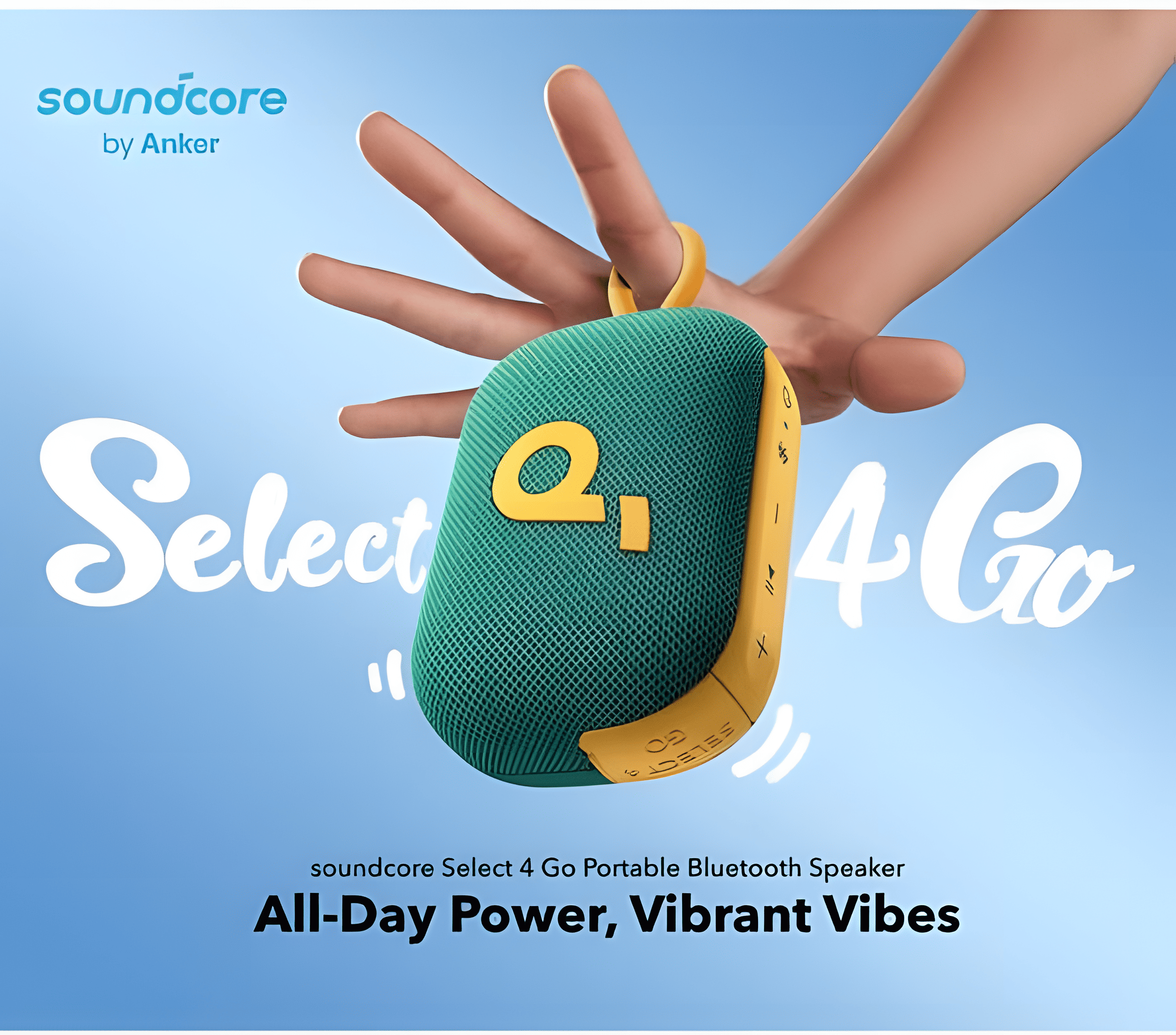 Anker Soundcore Select 4 Go Bluetooth speaker - Green/Yellow