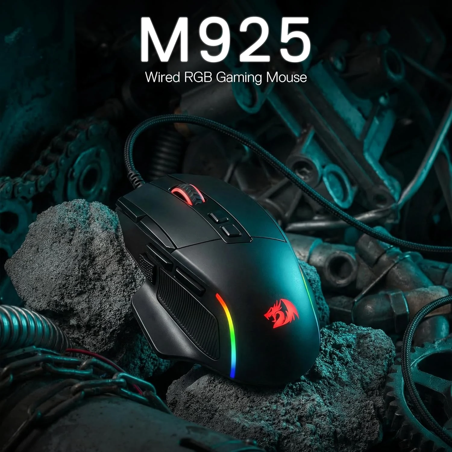 Redragon M925 Wired Gaming Mouse - Black