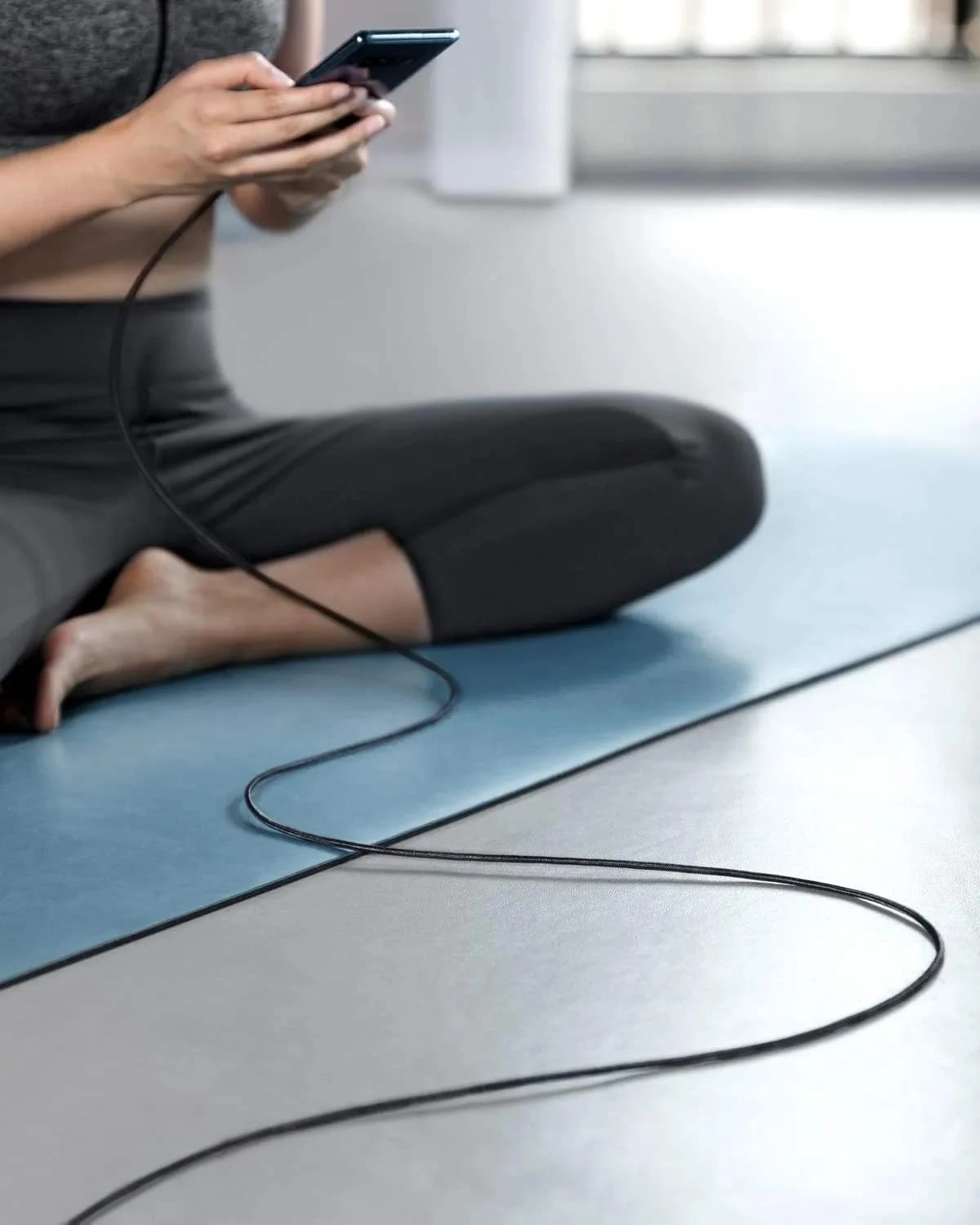 Anker Nylon Usb-C To Usb-A 2.0 Cable 6Ft - Black