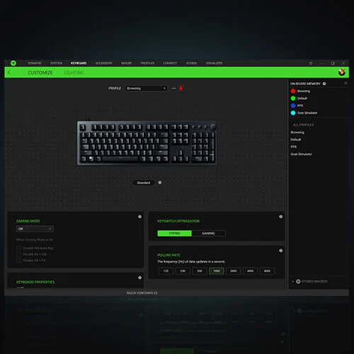 RAZER Huntsman V2 - Linear Optical (Red Switch Keyboard)