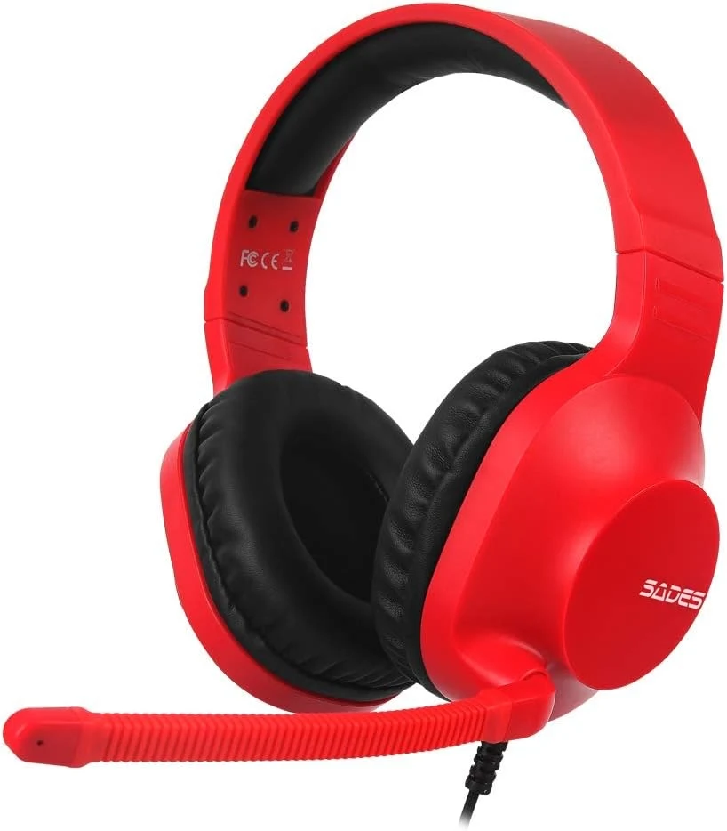 SADES Spirits SA-721 Wired Gaming Headphone - Red - Open Sealed