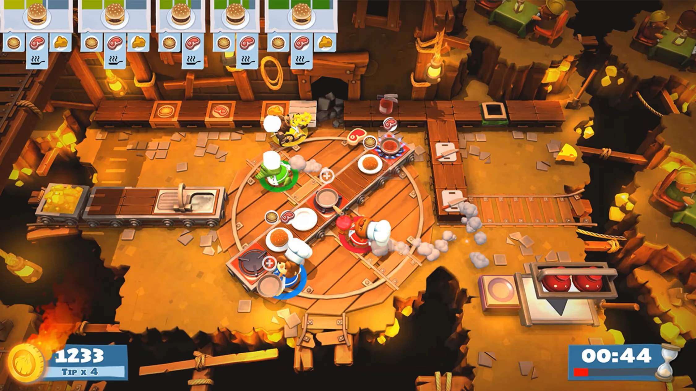 Overcooked! + Overcooked! 2 - Nintendo Switch - Used