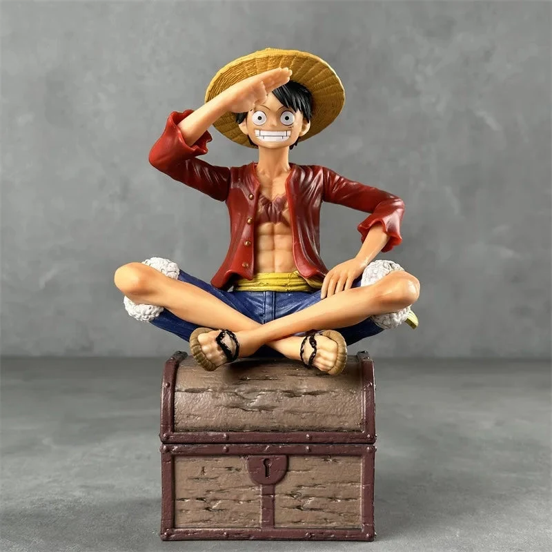 Luffy Treasure Chest Action Figure Display