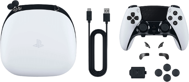 PlayStation 5 DualSense Edge Wireless Controller with its Accessories