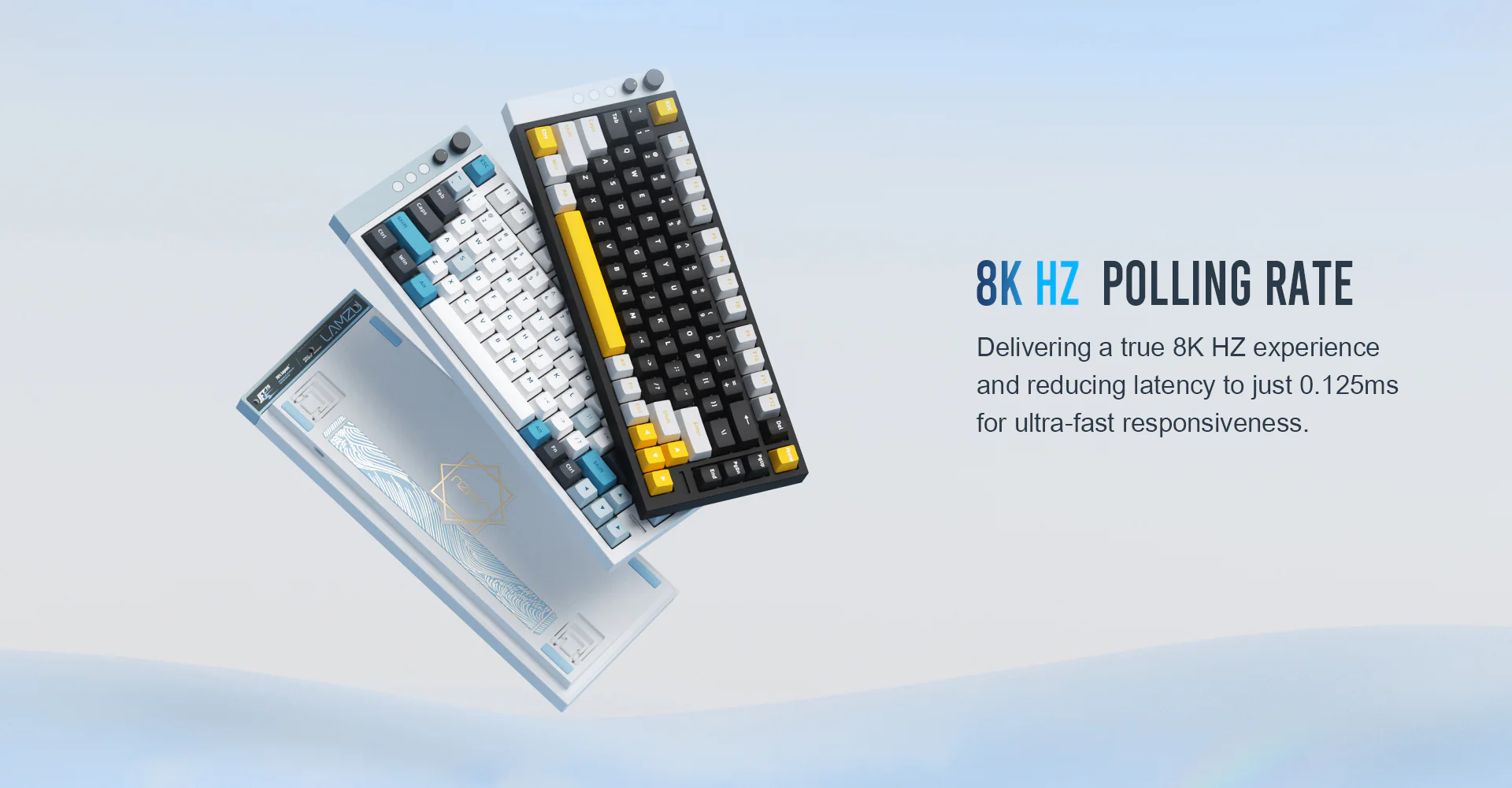 Lamzu Jet75 Magnetic - Wired Gaming Keyboard - Black