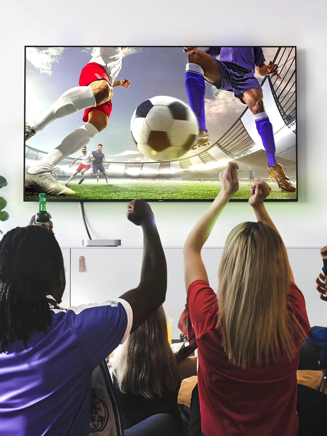 يوجرين HD119 كابل مضفر HDMI 4K بطرفين ذكر – 1 متر
