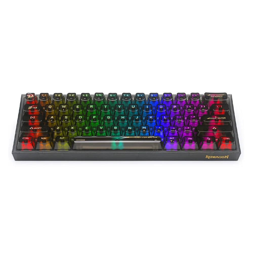 أوضاع إضاءة RGB في كيبورد Redragon K617 CTB-RGB