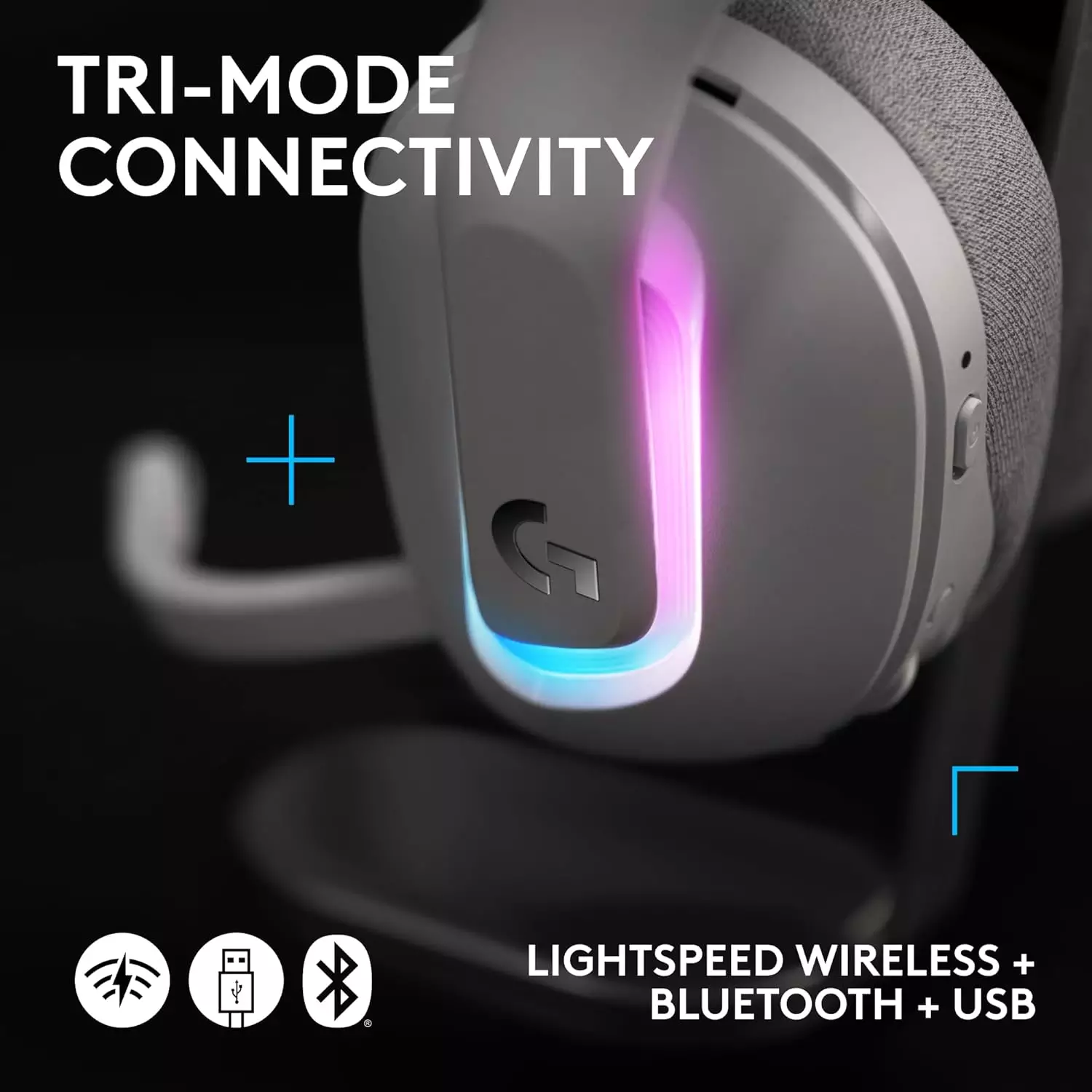Logitech G522 LIGHTSPEED – Wireless Gaming Headset - White