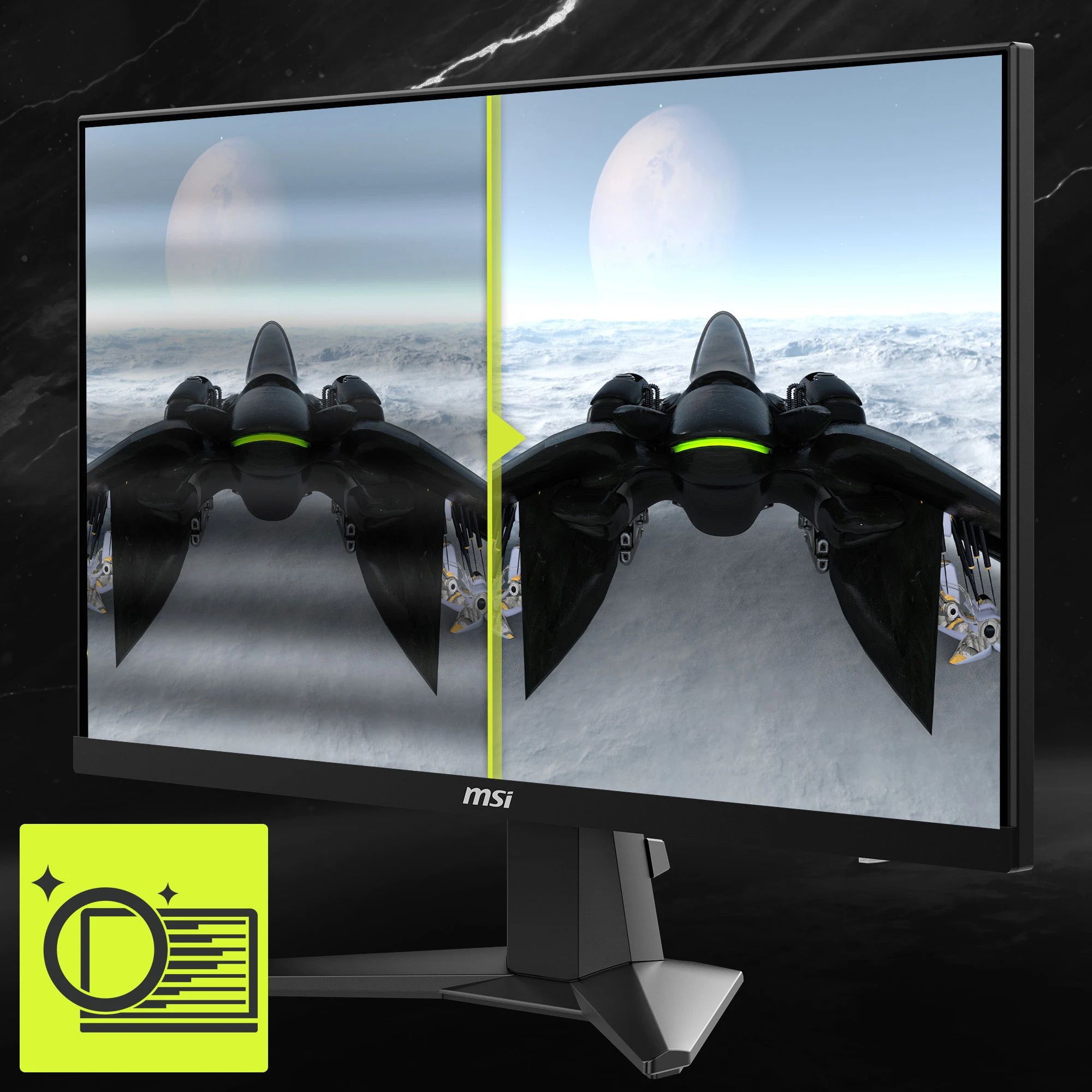 MSI MAG 256F – 24.5" FHD 180Hz Rapid IPS Gaming Monitor