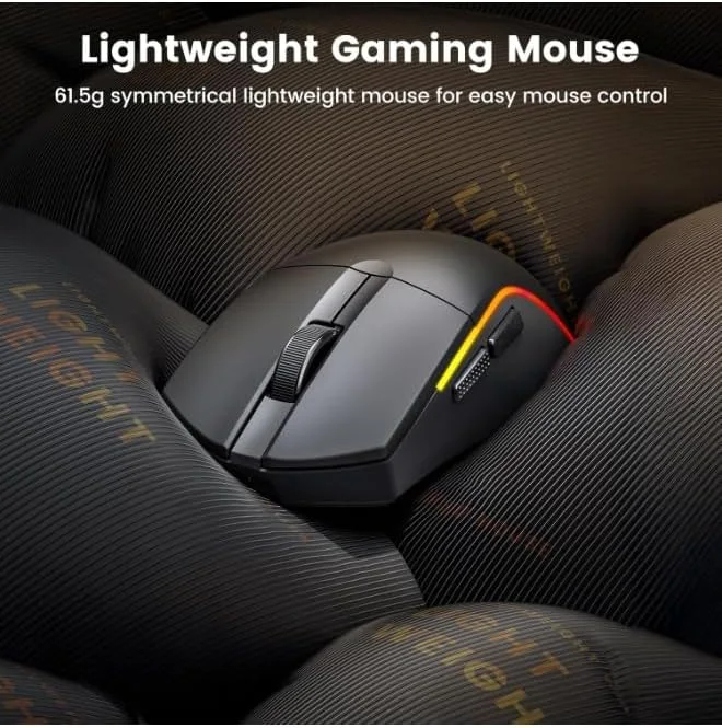 Redragon M816-LIT DEICIDE LITE RGB Wireless Gaming Mouse - Black