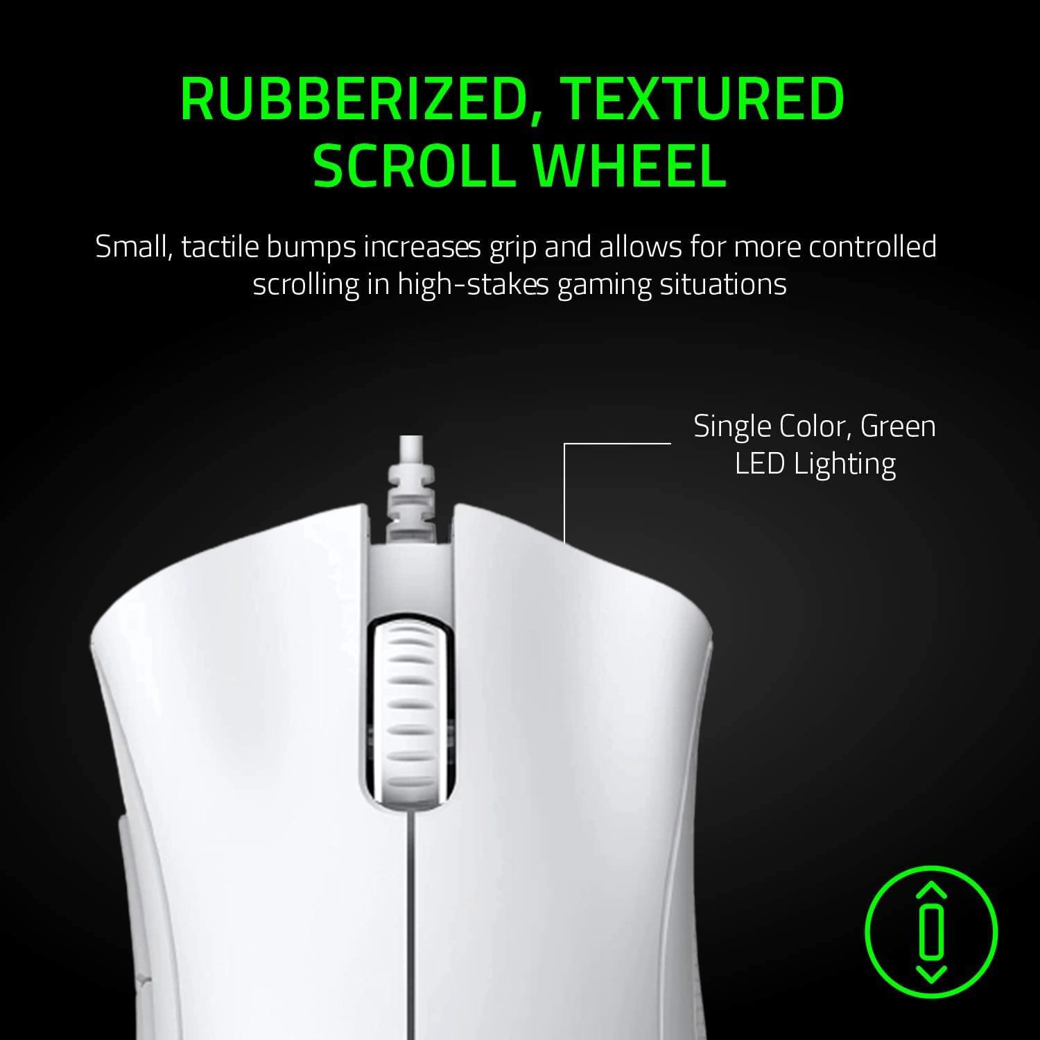 Razer Deathadder Essential Wired Gaming Mouse - White