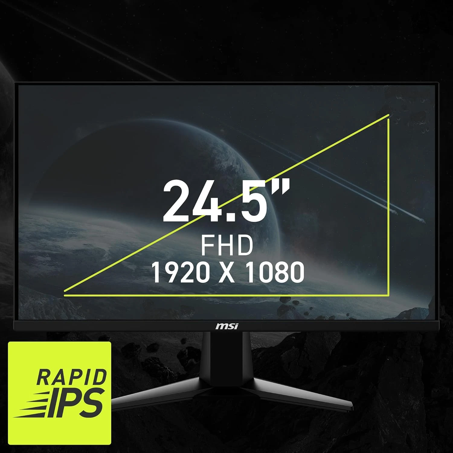 MSI MAG 256F – 24.5" FHD 180Hz Rapid IPS Gaming Monitor