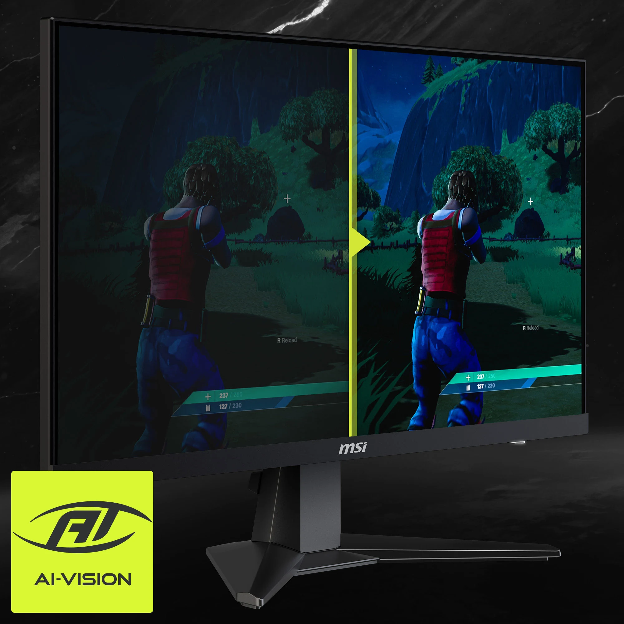MSI MAG 256F – 24.5" FHD 180Hz Rapid IPS Gaming Monitor