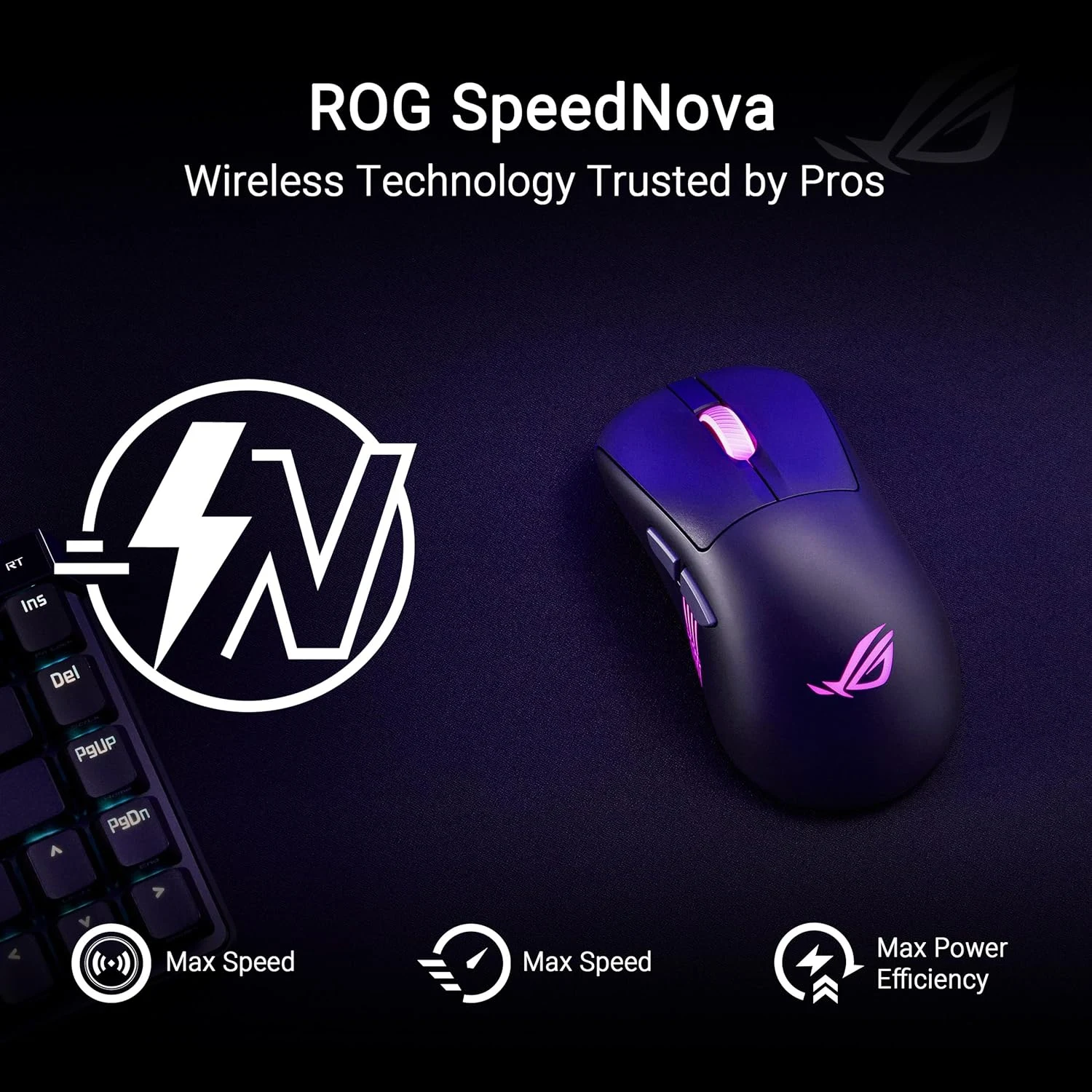 ASUS ROG Keris II Origin RGB Wireless Gaming Mouse - Black