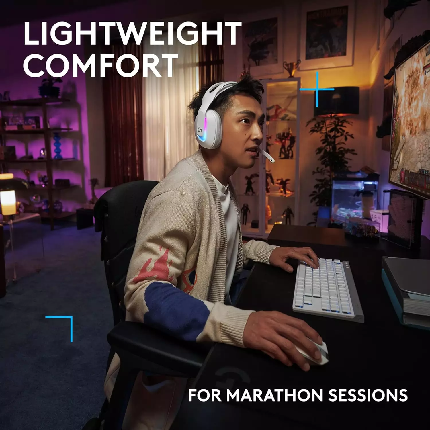 Logitech G522 LIGHTSPEED – Wireless Gaming Headset - White