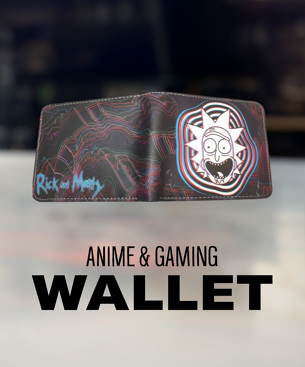 Rick and Morty Rift Wallet inside view
